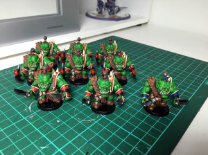 阿卡迪亞任務 獸人掠奪者及隊長 Orc Marauder & Captain 著色過程